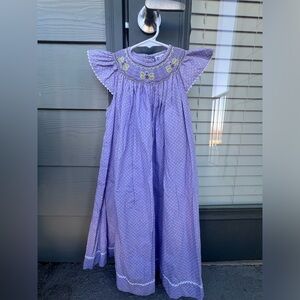 Orient Expressed Girls Smocked Dress Size 5T